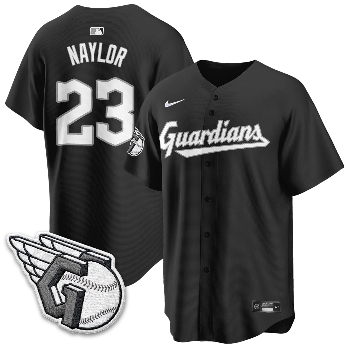 Cleveland Guardians 2026 Black Out Style Limited Vapor Jersey - Stitched