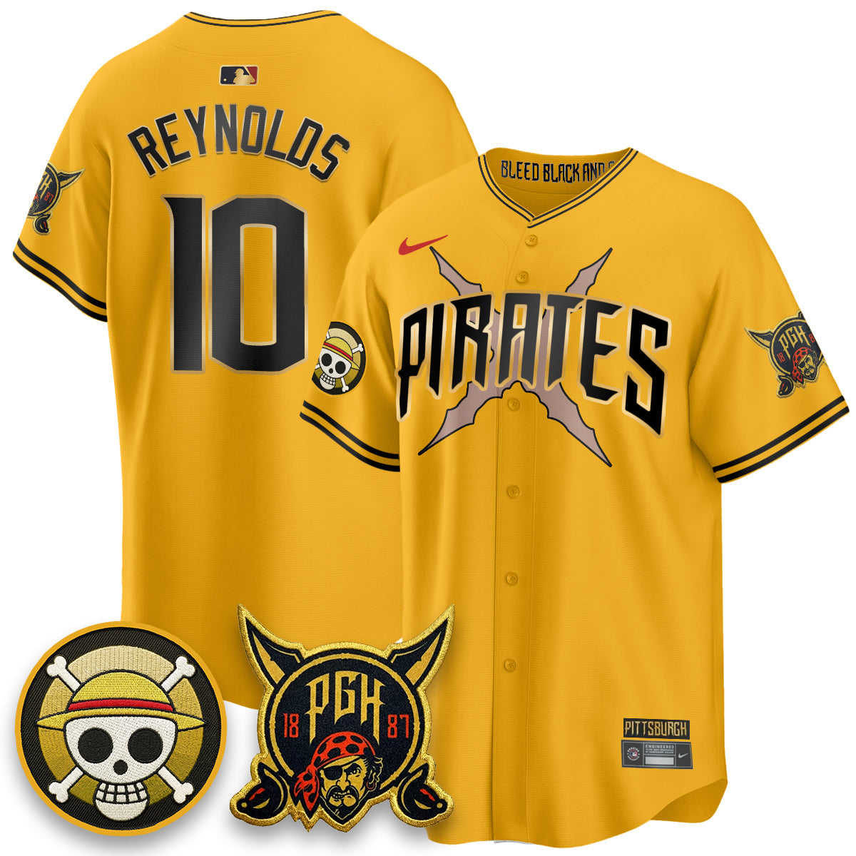 Pittsburgh Pirates 2026 City Connect x OP Vapor Limited Jersey - Stitched