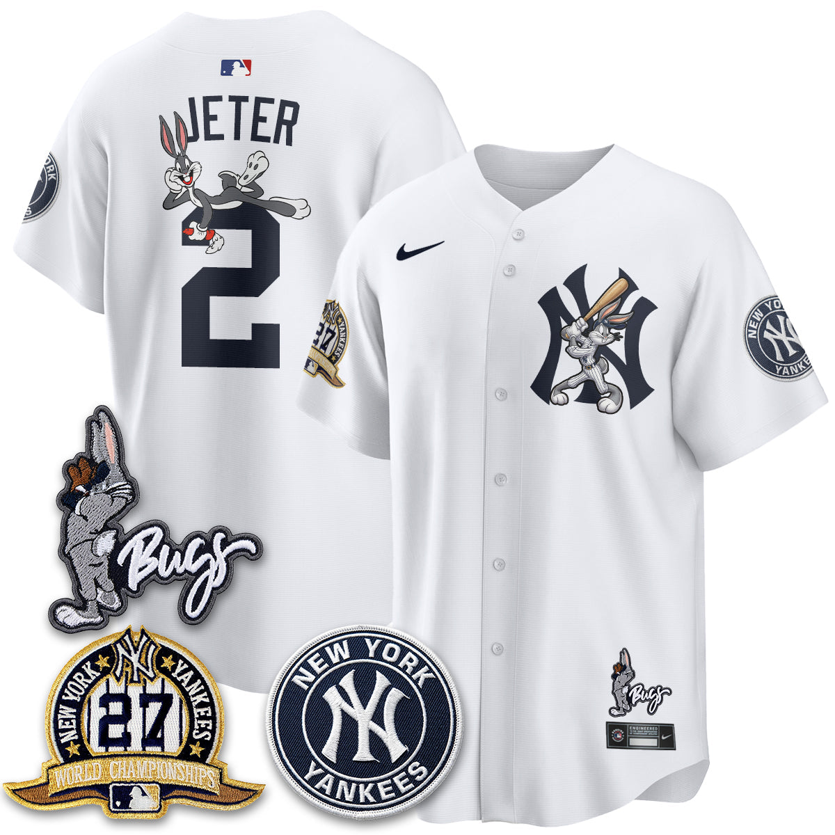 New York Yankees Bunny Vapor Limited Jersey - Stitched