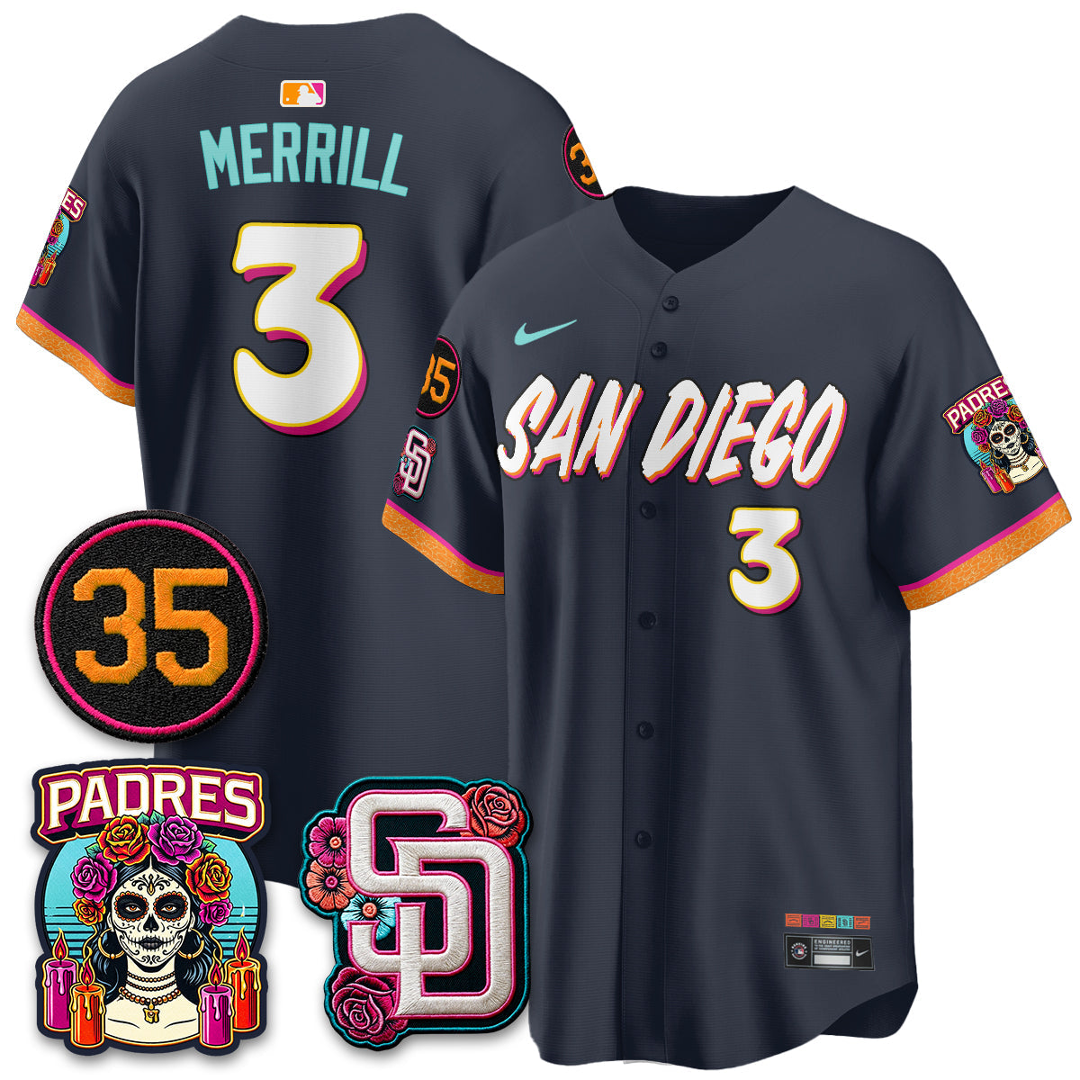 San Diego Padres 2026 City Connect Vapor Premier Limited Jersey - Stitched V2