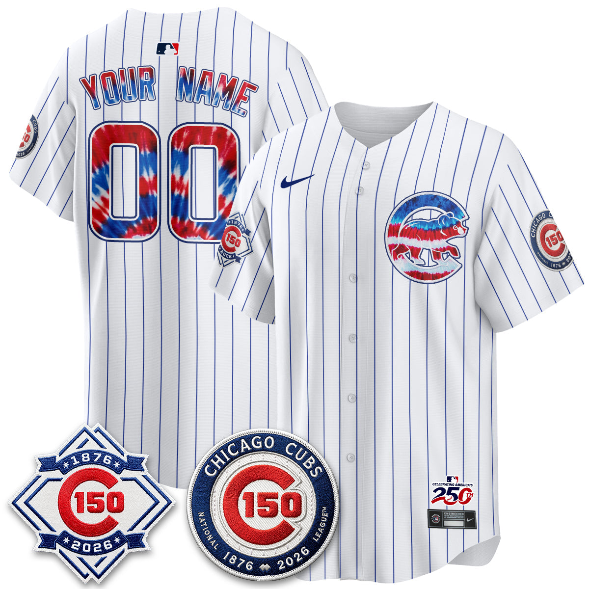 Chicago Cubs 2026 Americana Vapor Limited Custom Jersey - Stitched