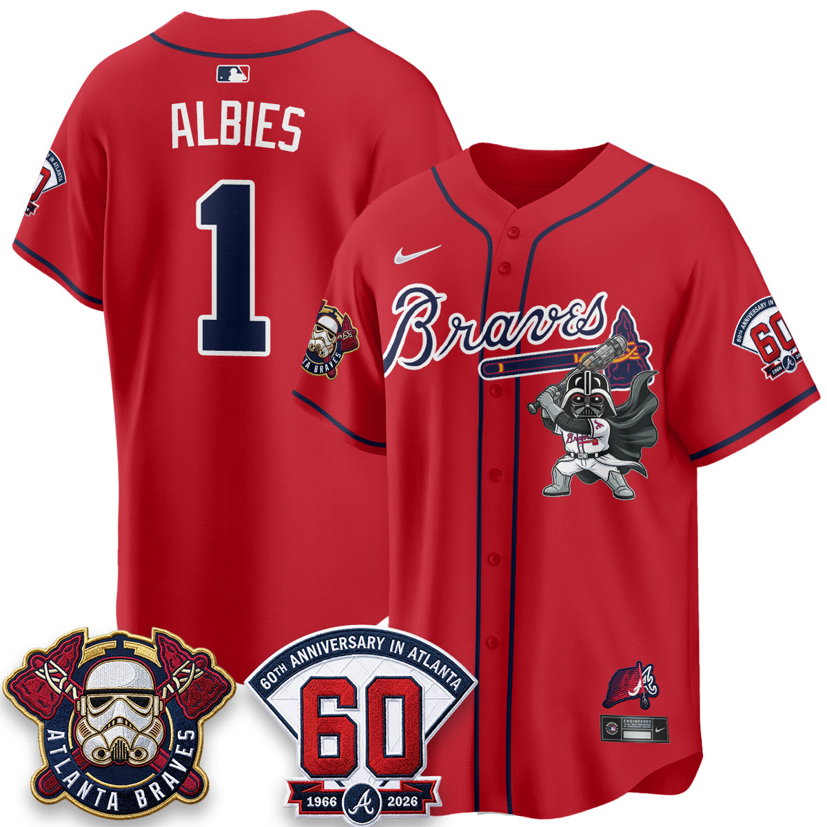 Atlanta Braves x SW Vapor Limited Jersey - Stitched