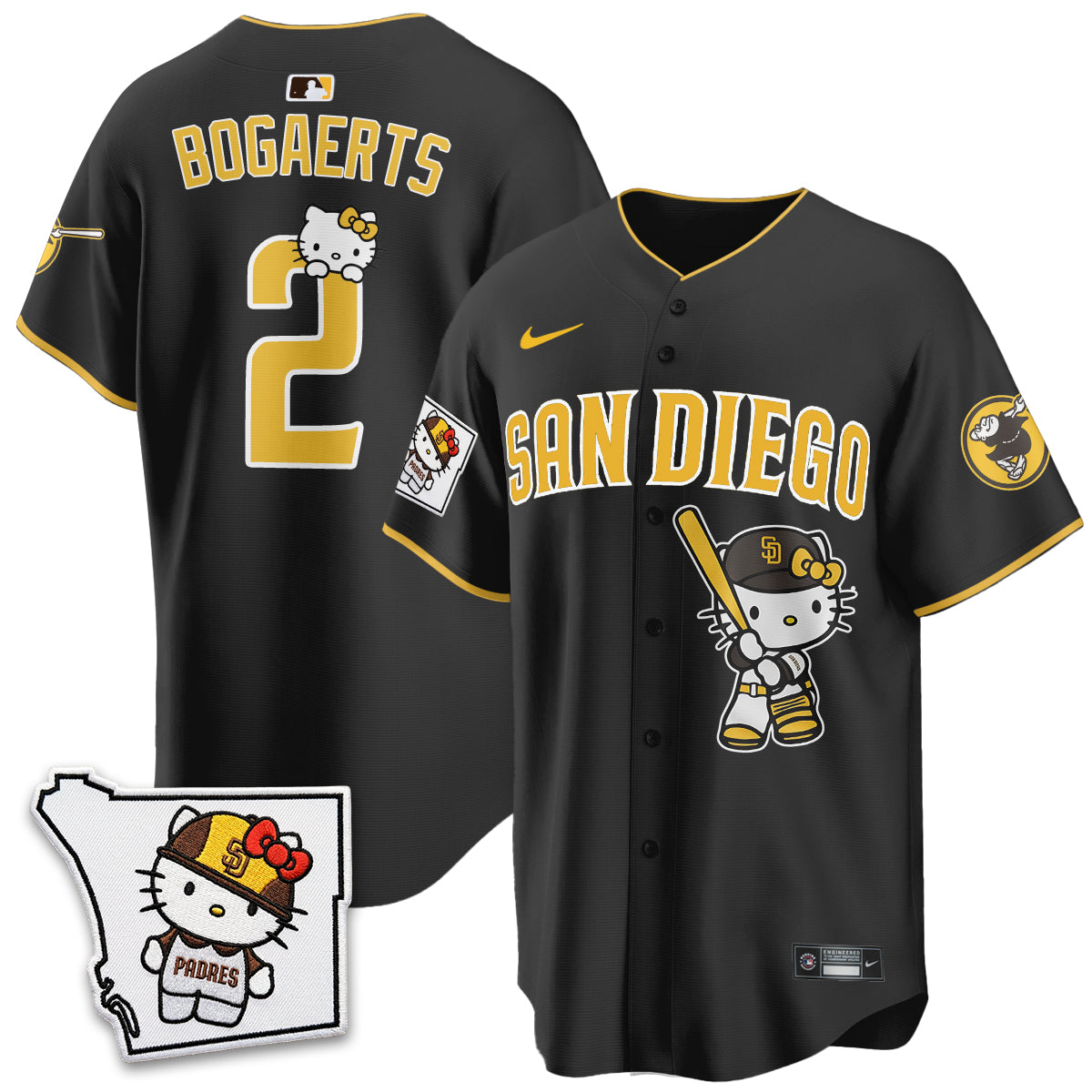 San Diego Padres x Meow KT Vapor Limited Jersey - Stitched V2