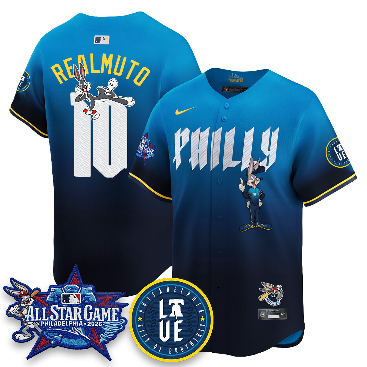 Philadelphia Phillies x Bunny Vapor Premier Limited Jersey - Stitched
