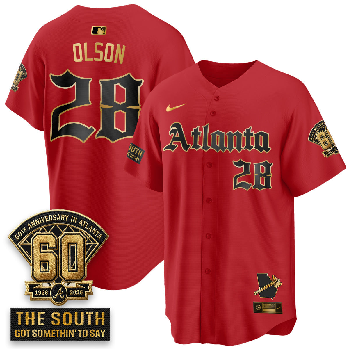 Atlanta Braves 2026 Gothic Edition Vapor Limited Jersey - Stitched V2