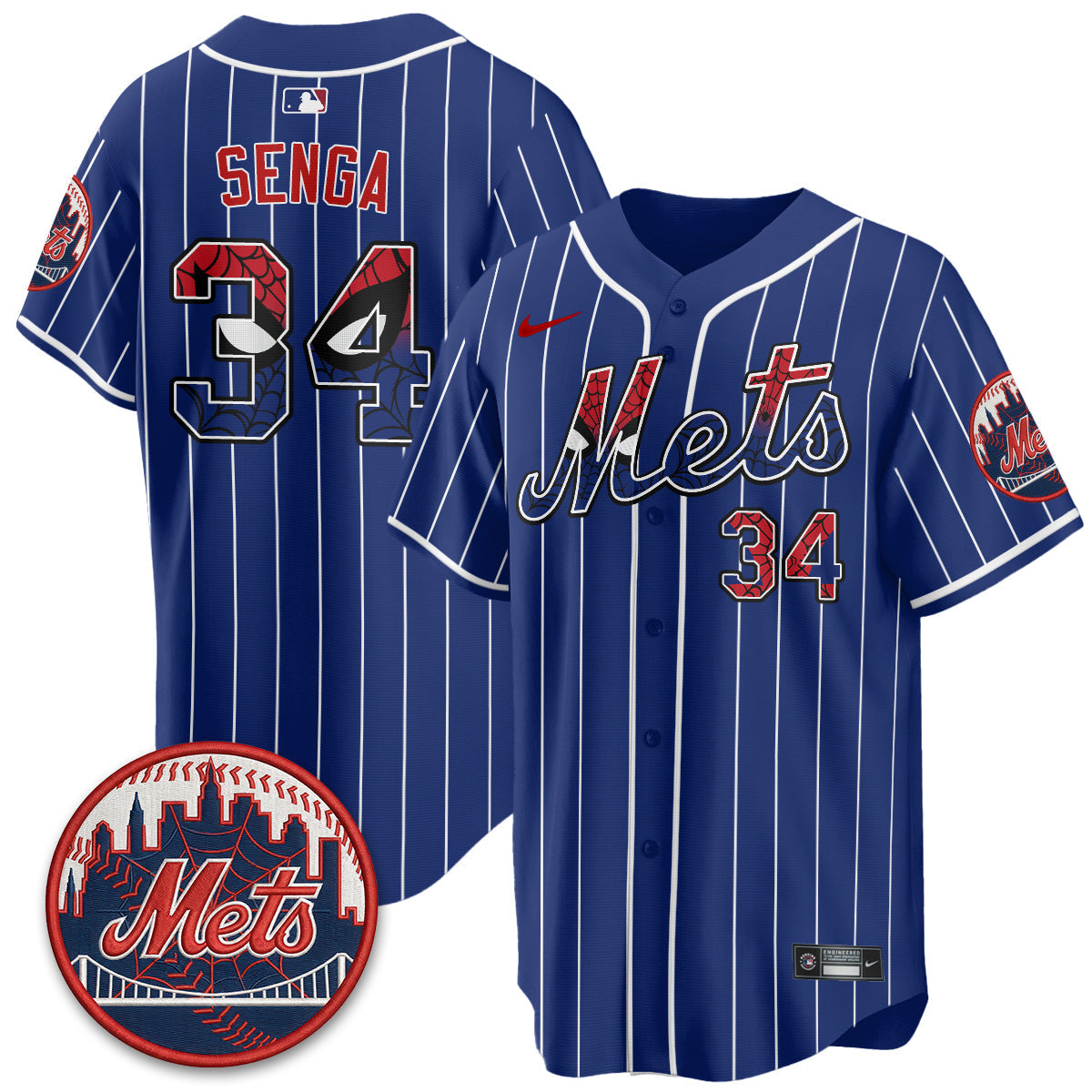 New York Mets x Web-Head Vapor Premier Limited Jersey - Stitched V2