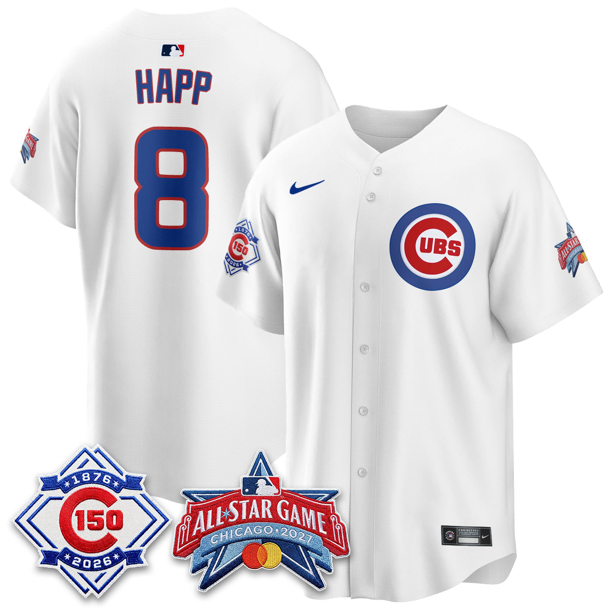 Chicago Cubs 2027 All Star Game Vapor Limited Jersey - Stitched