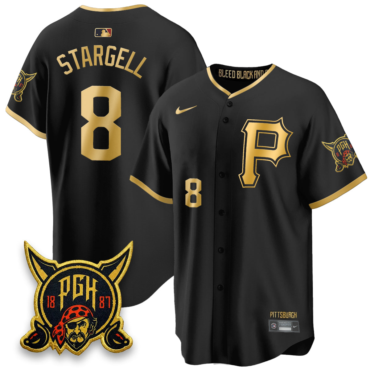 Pittsburgh Pirates 2026 City Connect Vapor Limited Jersey - Stitched