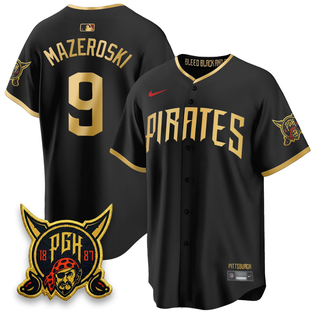 Pittsburgh Pirates 2026 City Connect Vapor Limited Jersey - Stitched