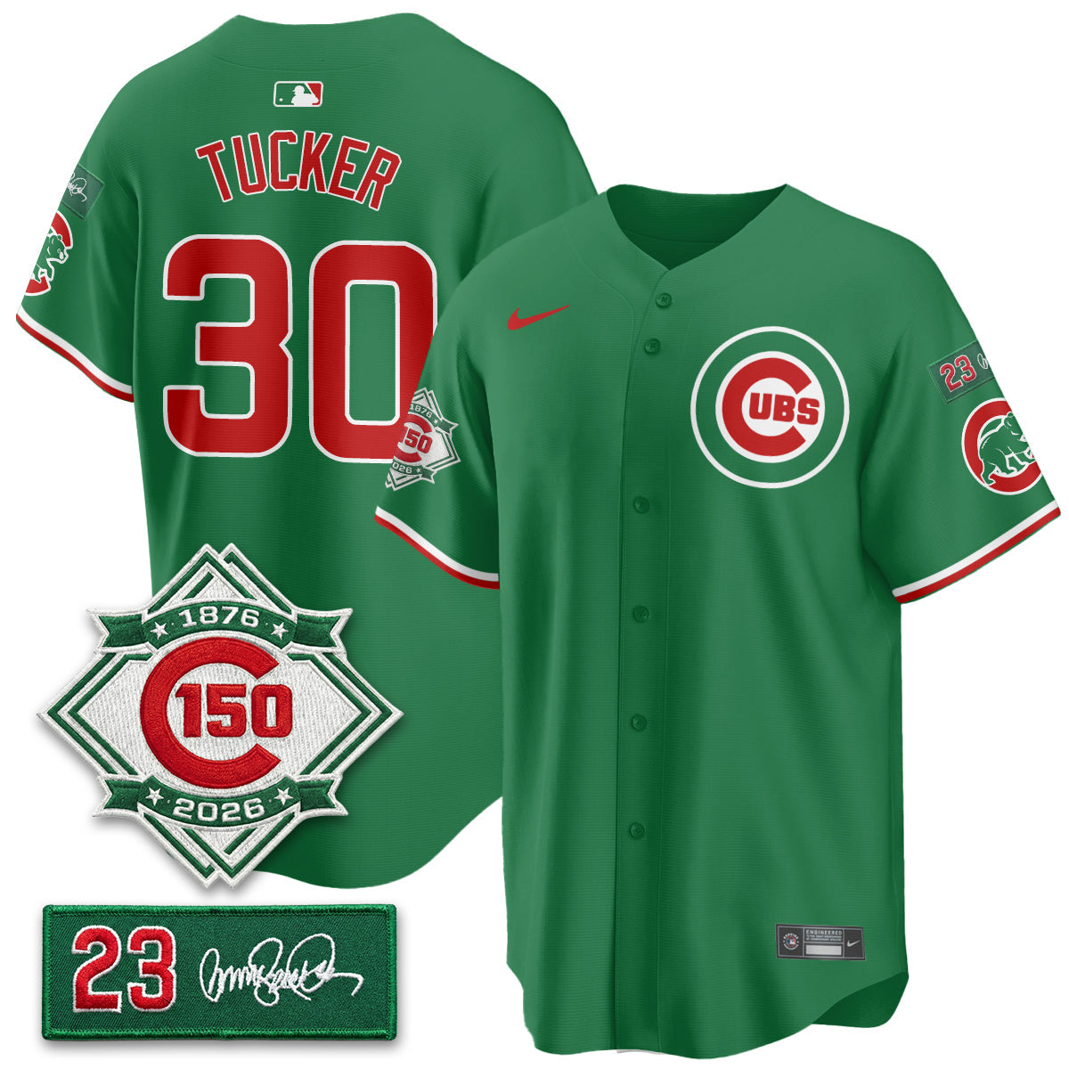 Chicago Cubs Limited Mexico Jersey - 150th Anniversary + Ryne Sandberg Tribute Patch Stitched