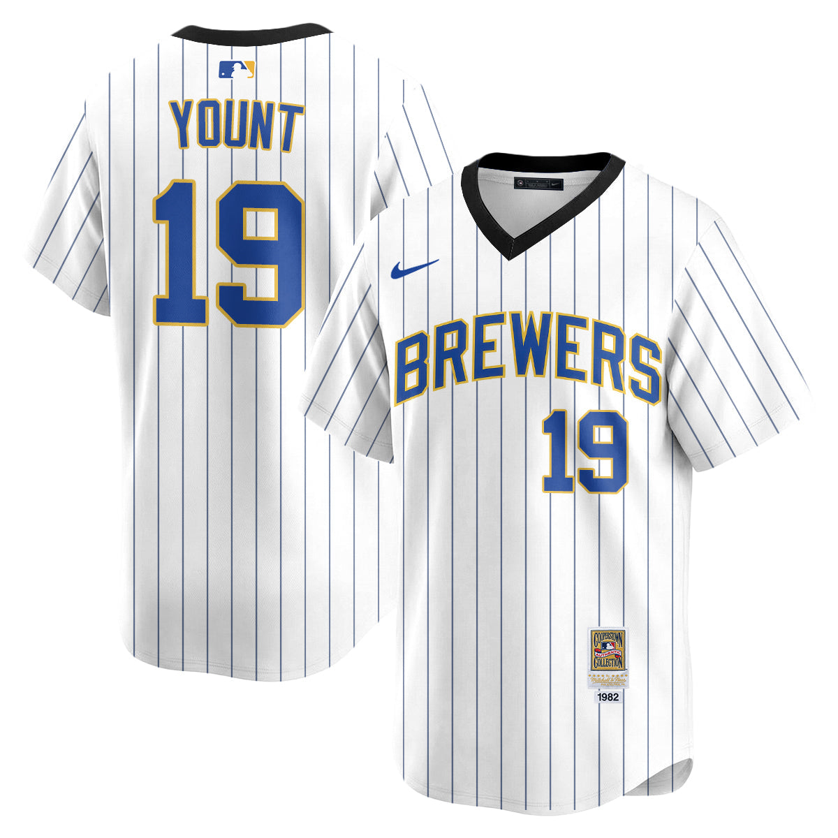 Milwaukee Brewers "Legacy Edition" Vapor Jersey - Stitched-Cuztomshoes