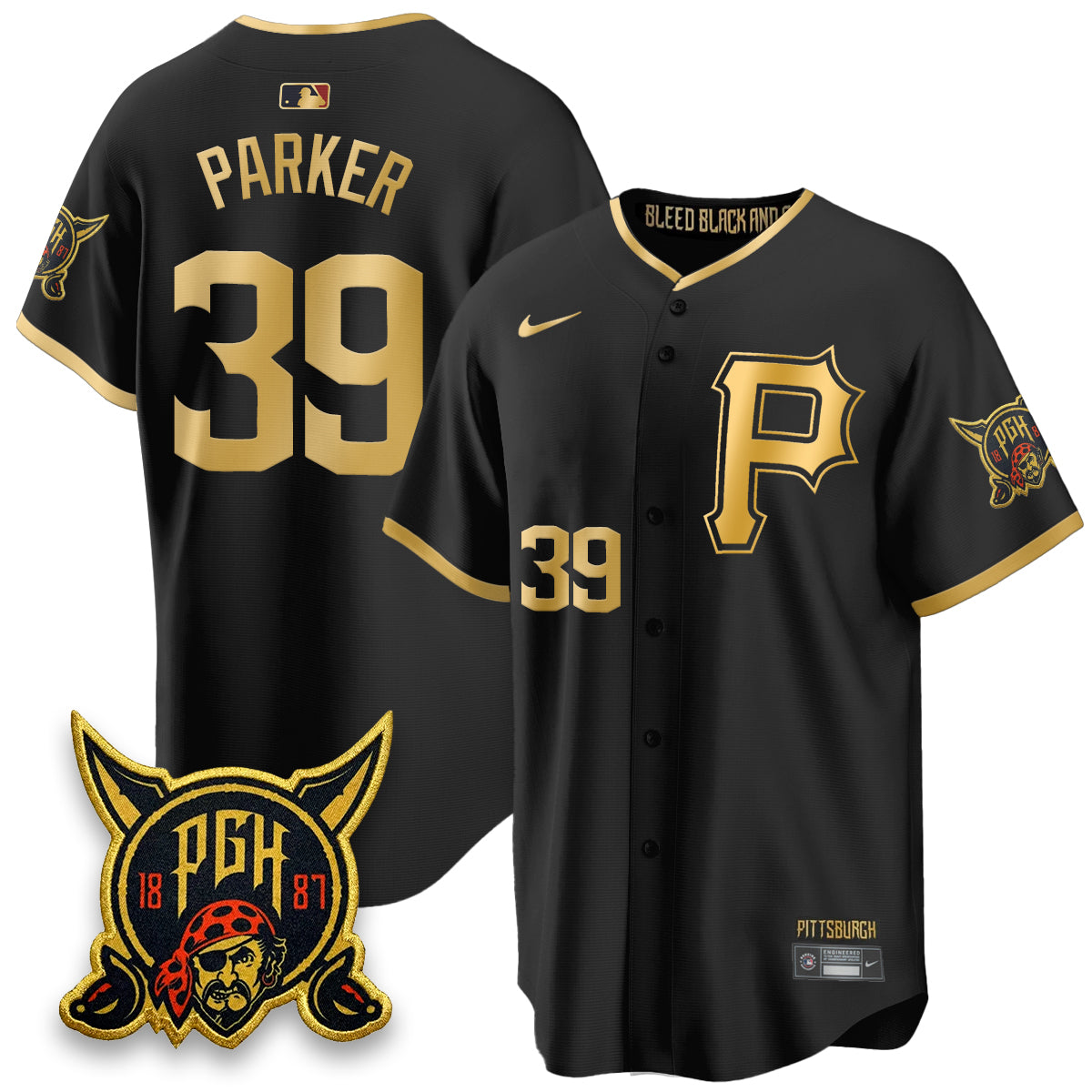 Pittsburgh Pirates 2026 City Connect Vapor Limited Jersey - Stitched