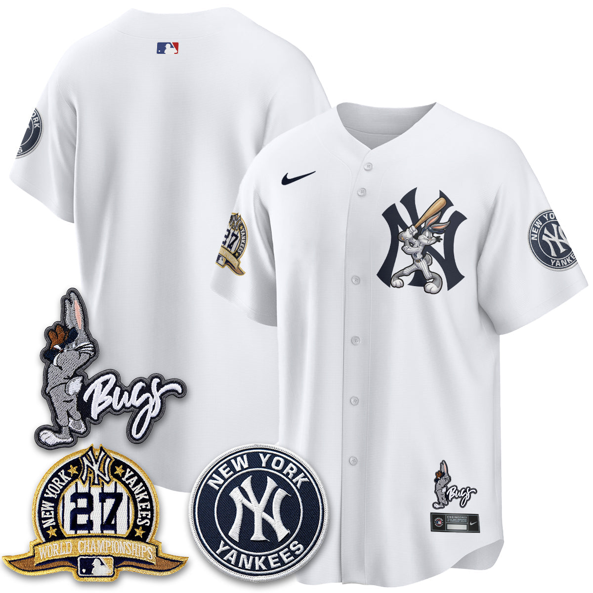 New York Yankees Bunny Vapor Limited Jersey - Stitched