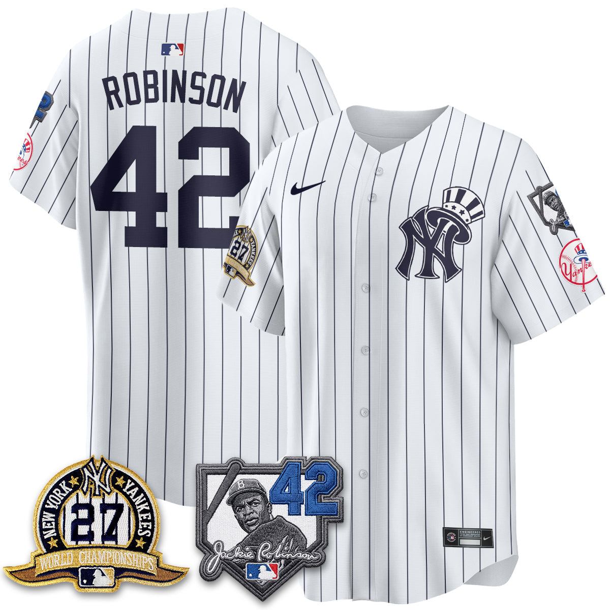 New York Yankees 2026 Jackie Robinson Day Vapor Limited Gold Edition Jersey - Stitched - V2