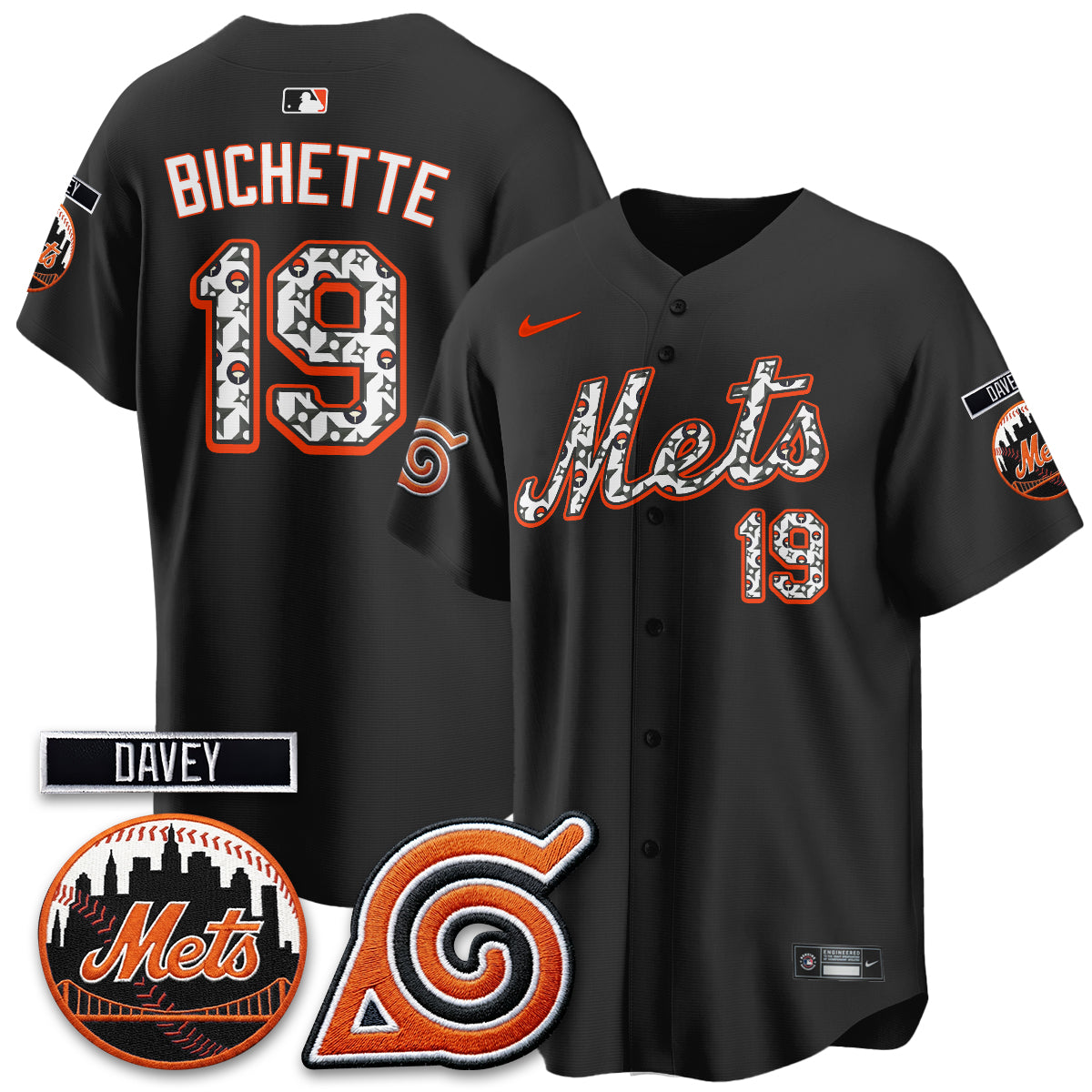 New York Mets x Naruto Nights 2026 Vapor Limited Jersey - Stitched V2