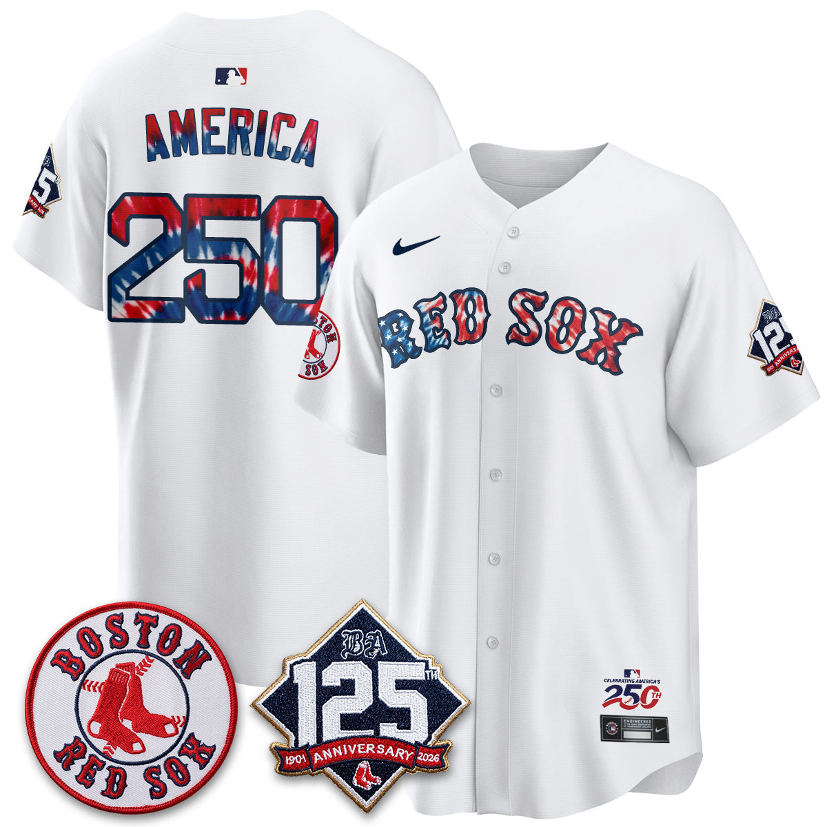 Boston Red Sox Americana 2026 Vapor Limited Jersey - Stitched