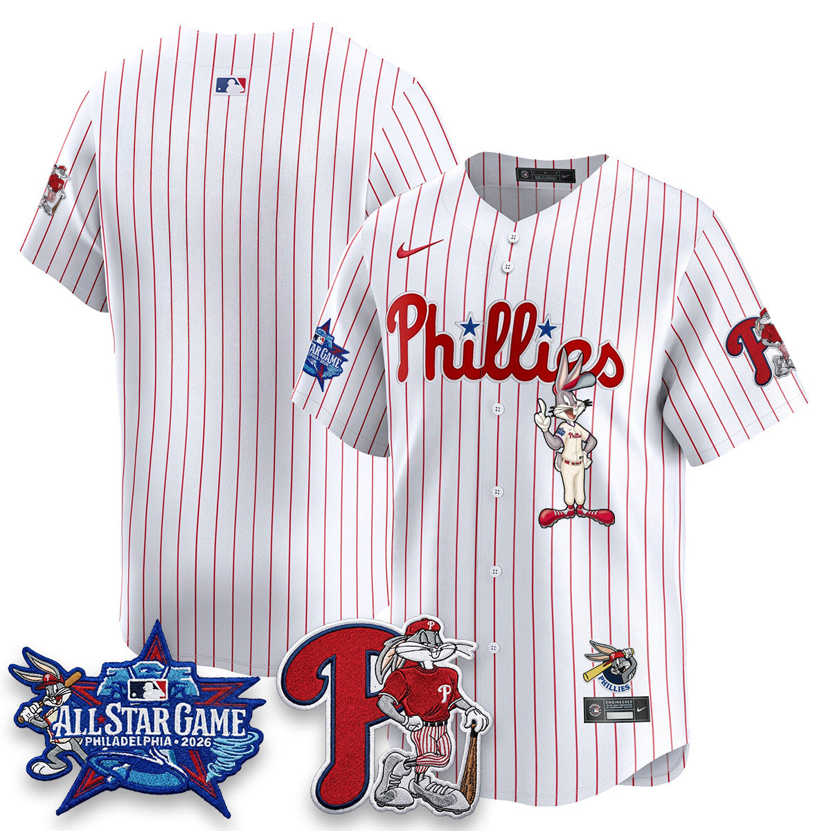 Philadelphia Phillies x Bunny Vapor Premier Limited Jersey - Stitched