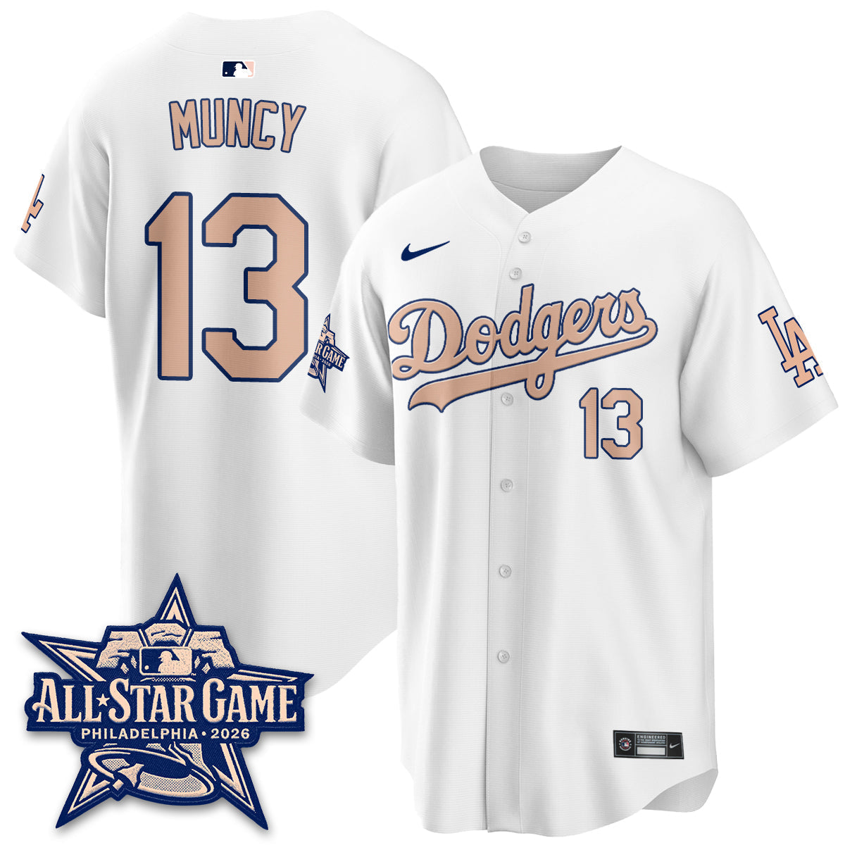 Los Angeles Dodgers All Star Game 2026 Vapor Jersey - Stitched-Cuztomshoes
