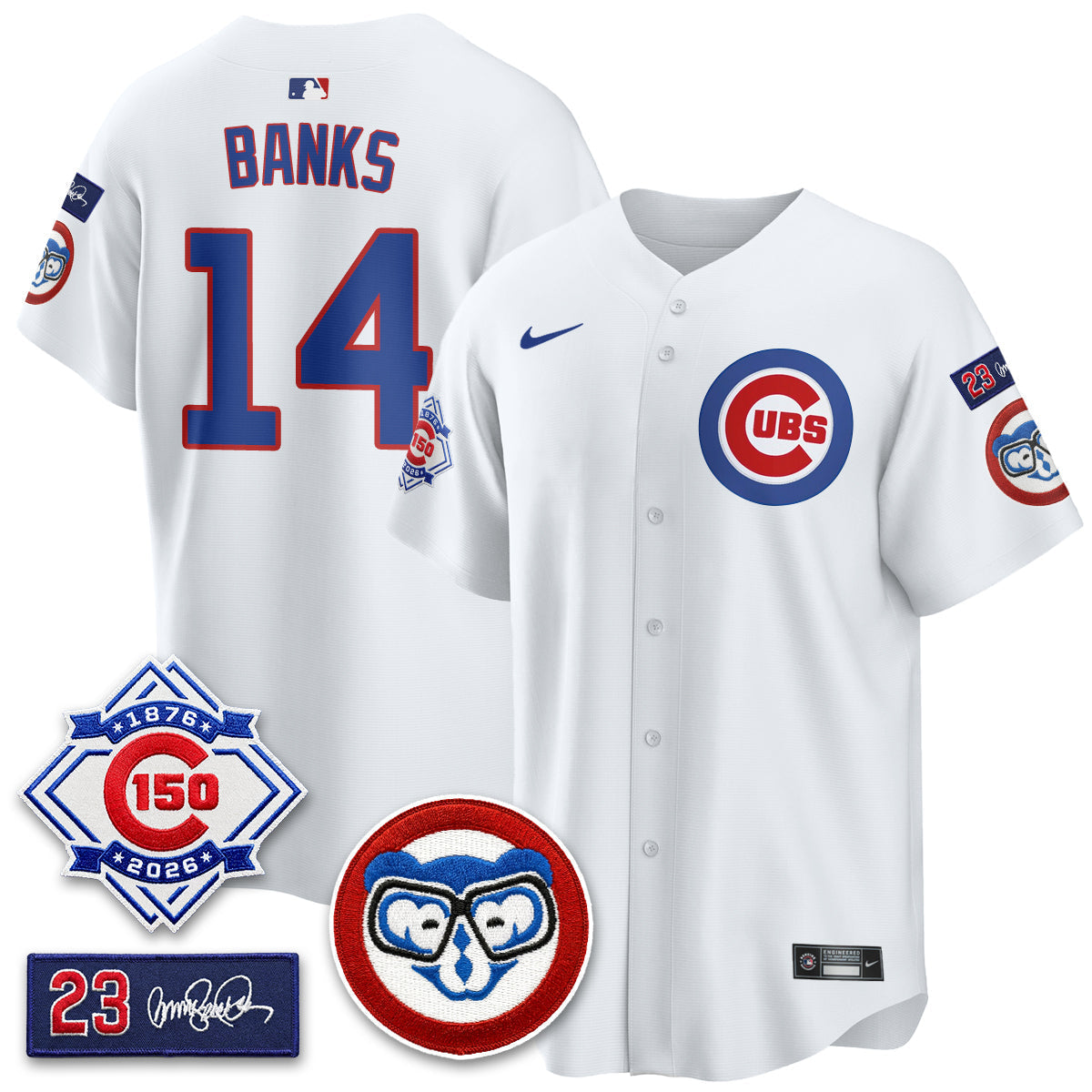 Chicago Cubs 150th Anniversary Holy Cow Vapor Premier Limited Jersey - Stitched