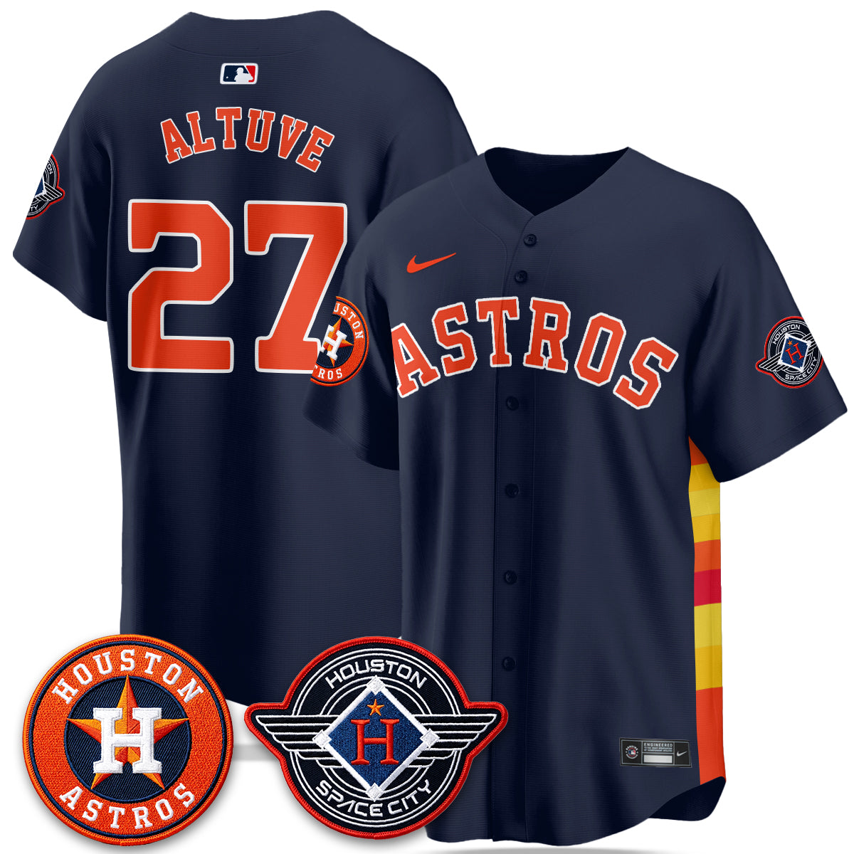 Houston Astros 2026 Space City Vapor Limited Jersey - Stitched-Cuztomshoes