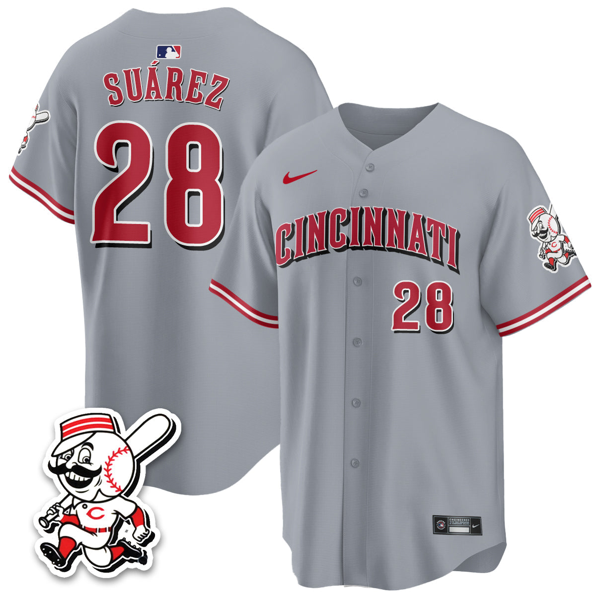Cincinnati Reds 2026 City Connect Limited Vapor Jersey - Stitched