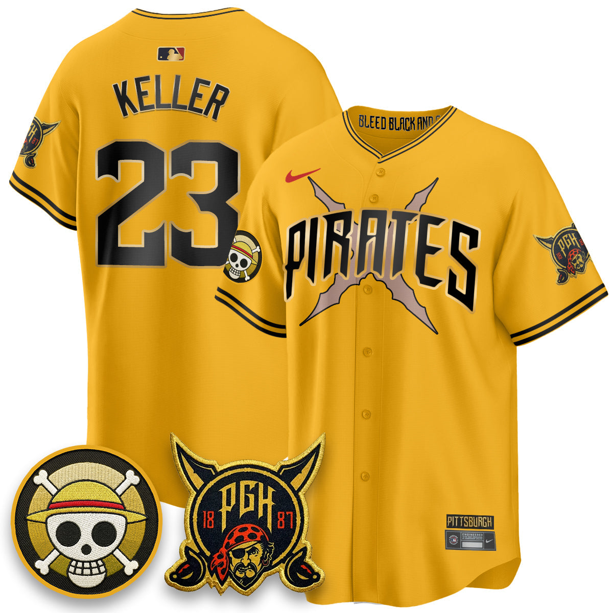Pittsburgh Pirates 2026 City Connect x OP Vapor Limited Jersey - Stitched