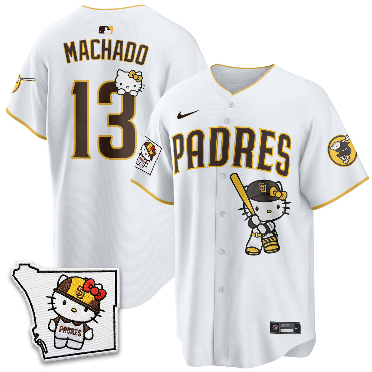 San Diego Padres x Meow KT Vapor Limited Jersey - Stitched V2