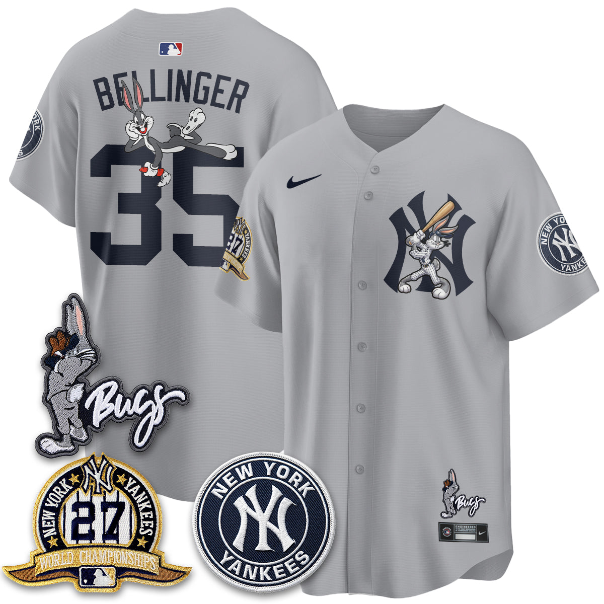 New York Yankees Bunny Vapor Limited Jersey - Stitched