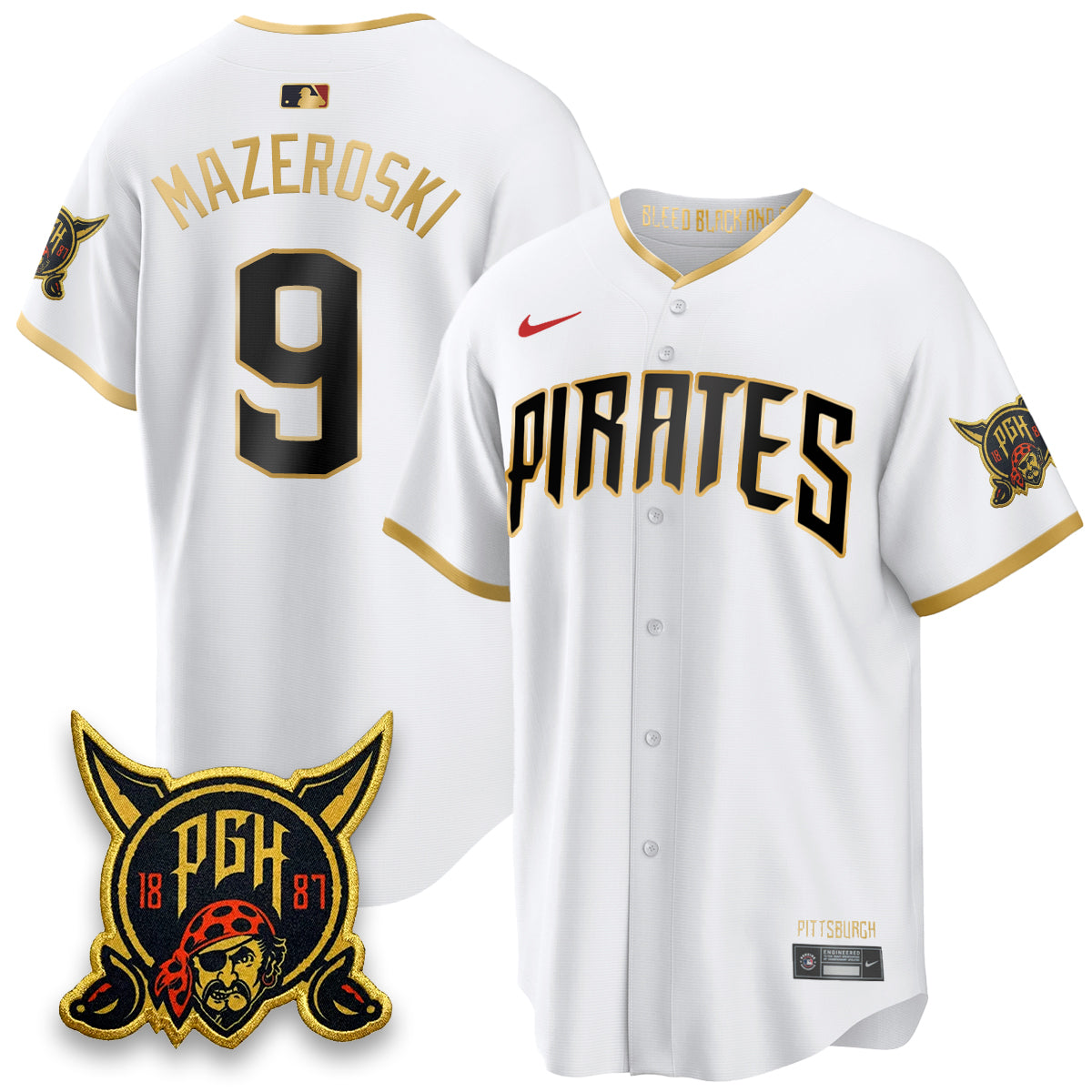 Pittsburgh Pirates 2026 City Connect Vapor Limited Jersey - Stitched