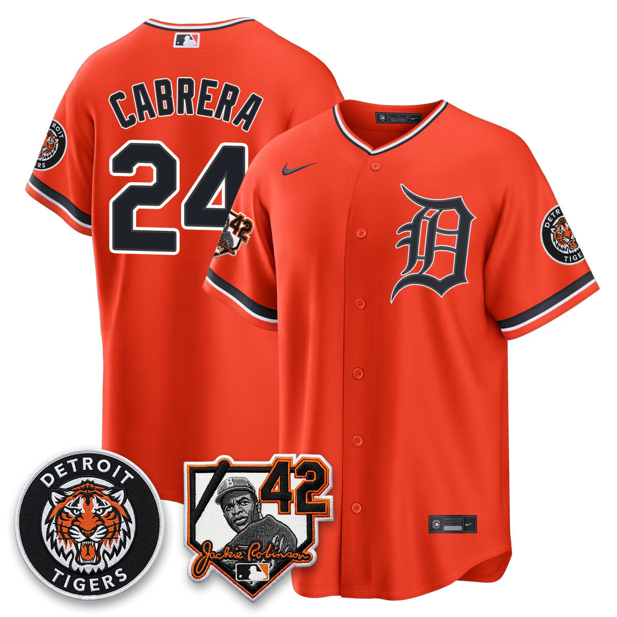 Detroit Tigers 2026 Jackie Robinson Day Vapor Limited Jersey - Stitched