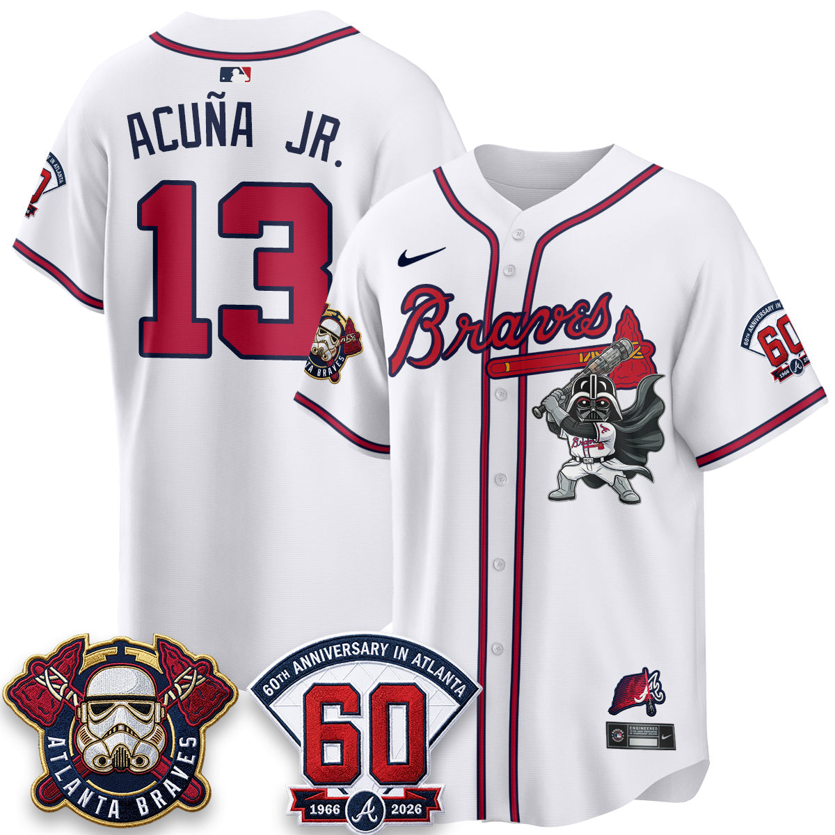 Atlanta Braves x SW Vapor Limited Jersey - Stitched