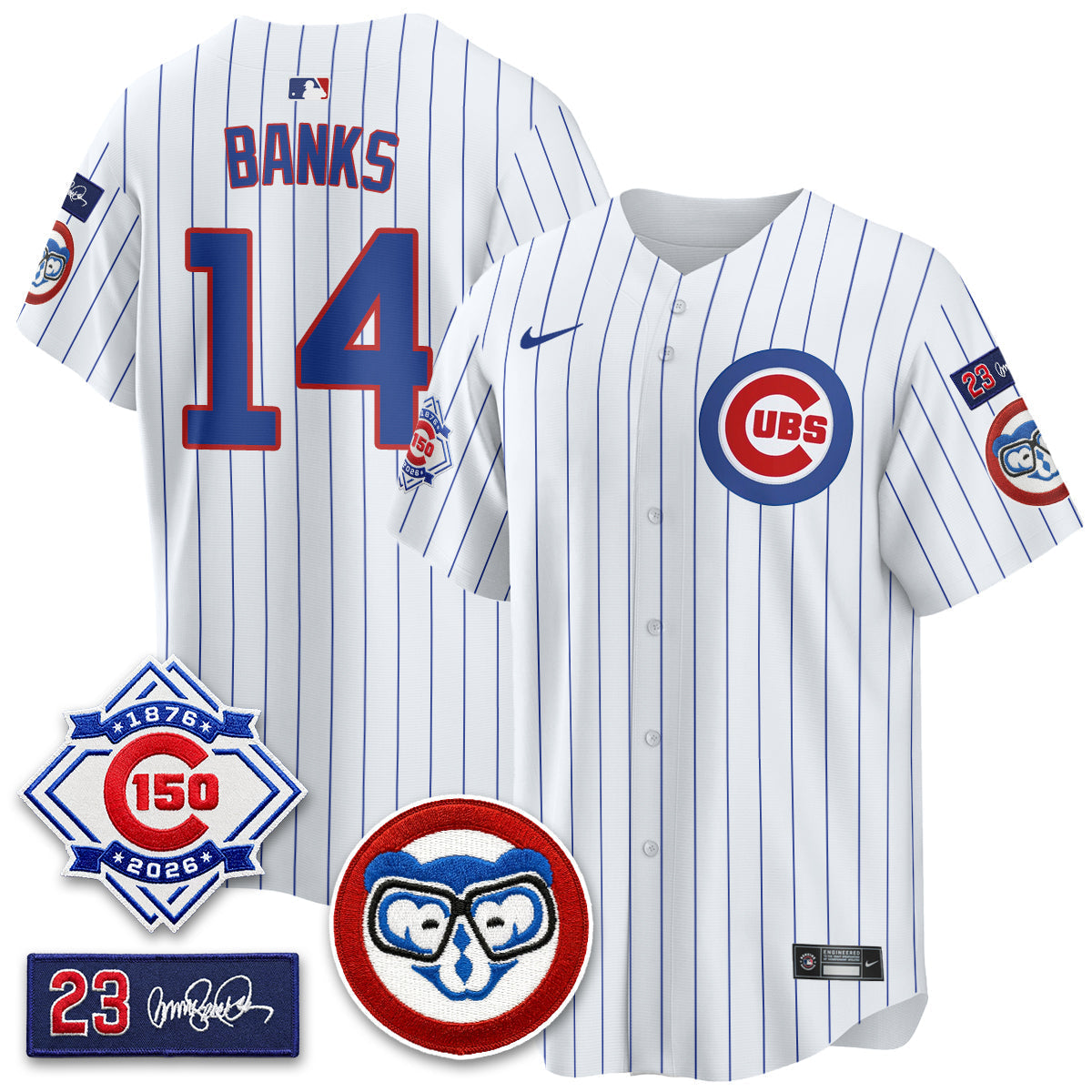 Chicago Cubs 150th Anniversary Holy Cow Vapor Premier Limited Jersey - Stitched