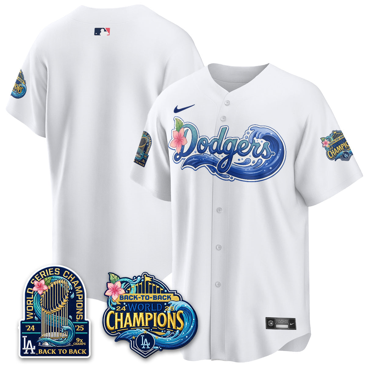 Los Angeles Dodgers Aloha Spirit Vapor Limited Jersey - Stitched-Cuztomshoes