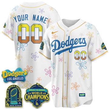 Los Angeles Dodgers x SBSP Vapor Custom Jersey - Stitched-Cuztomshoes