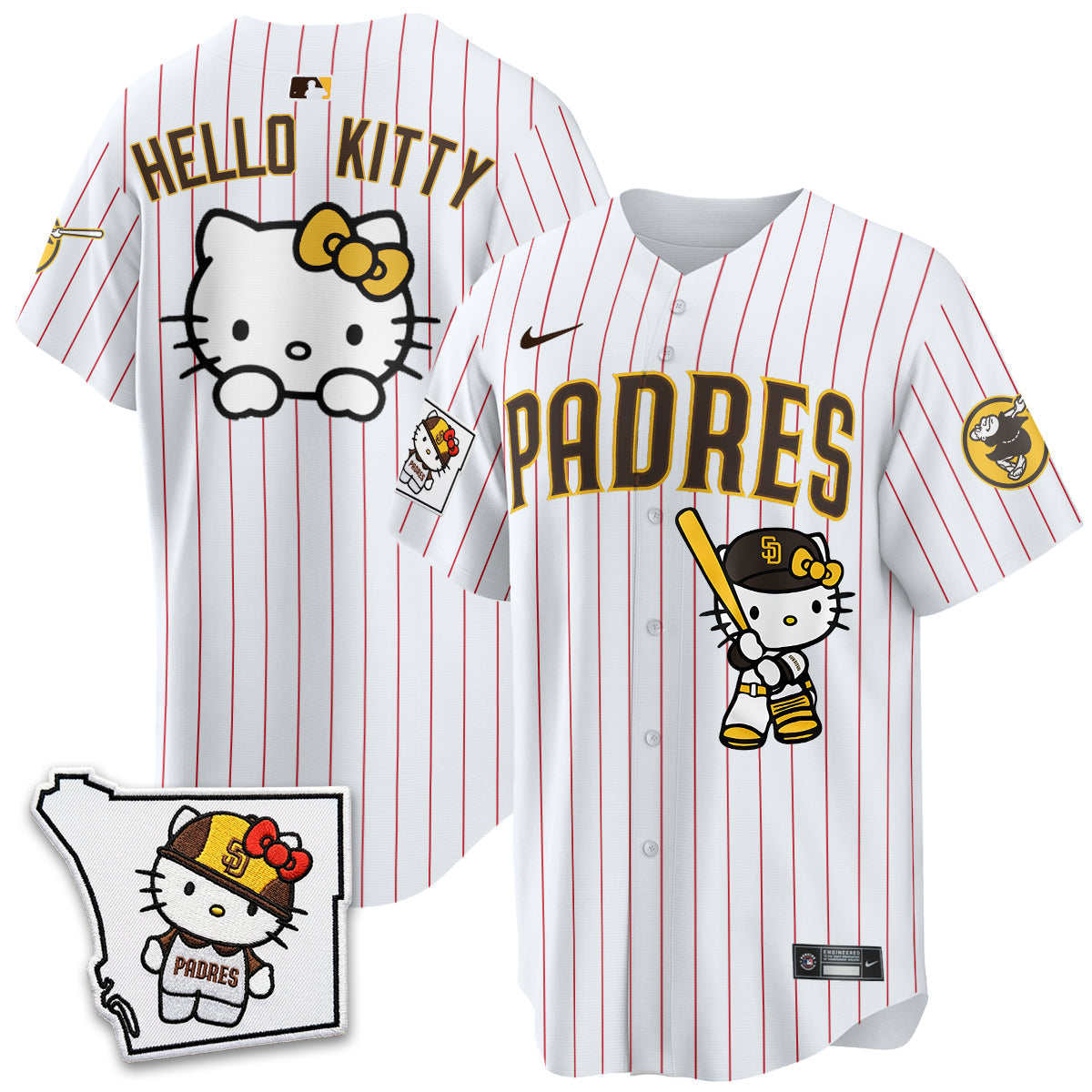 San Diego Padres x Meow KT Vapor Limited Jersey - Stitched V2