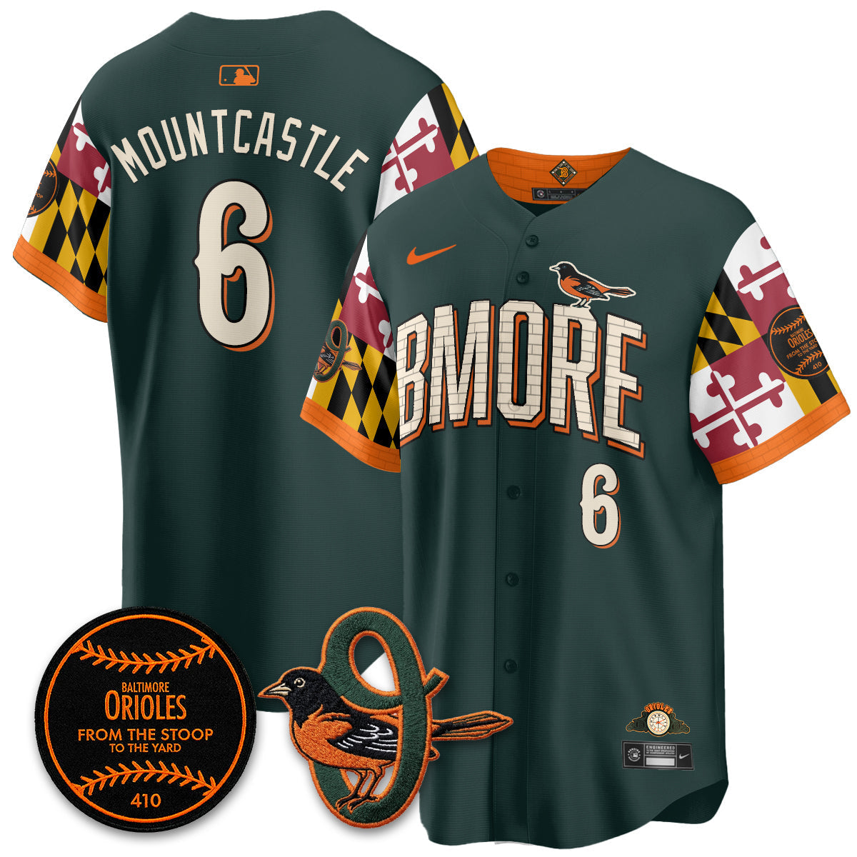 Baltimore Orioles x Maryland State Flag 2026 Vapor Jersey - Stitched-Cuztomshoes
