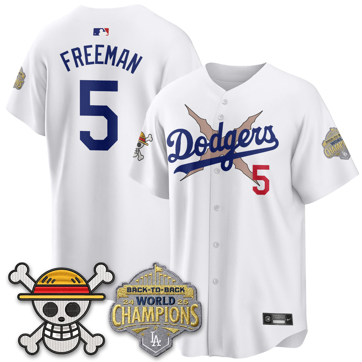 Los Angeles Dodgers x OP Vapor Jersey -Stitched V2-Cuztomshoes