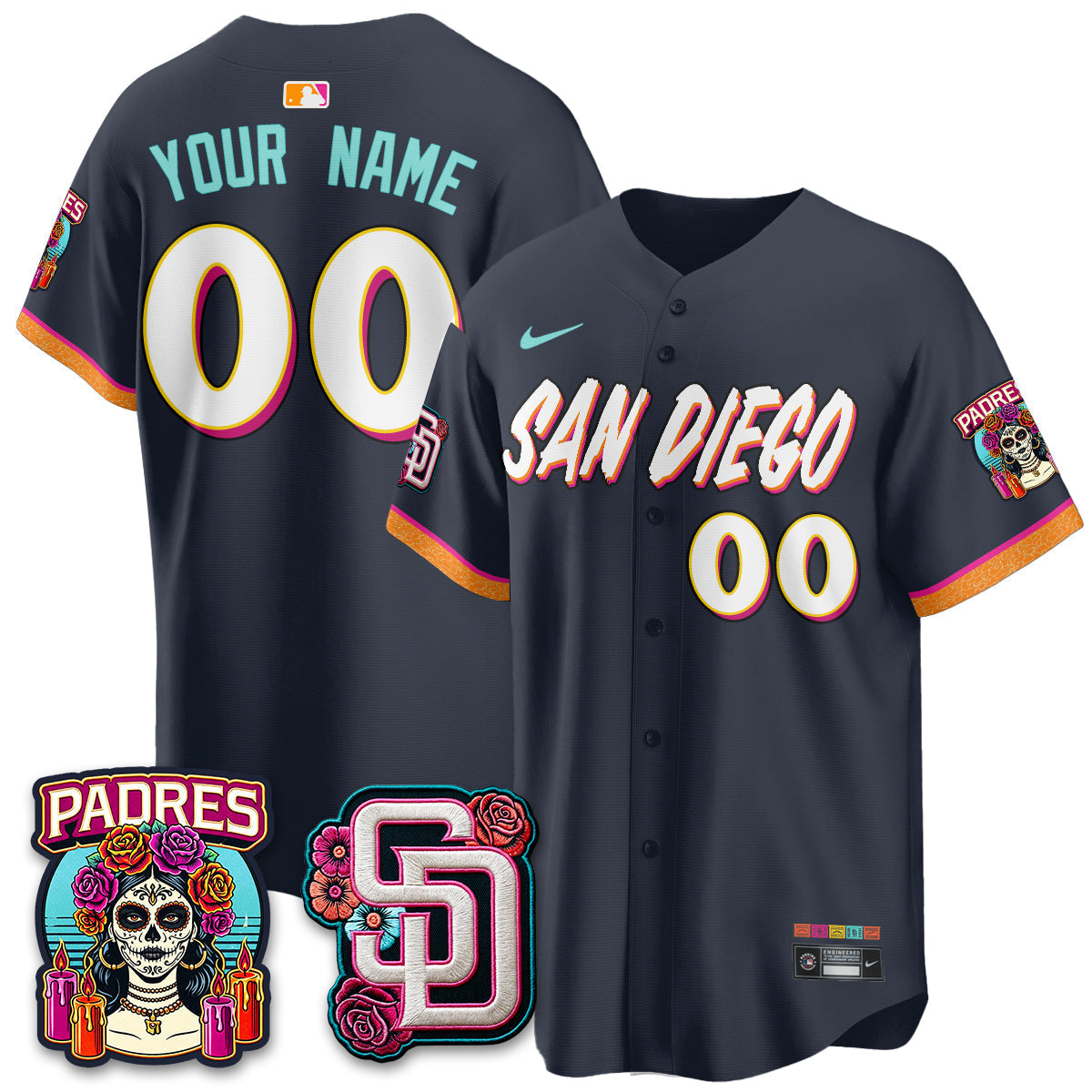 San Diego Padres 2026 City Connect Vapor Premier Limited Custom Jersey - Stitched V2