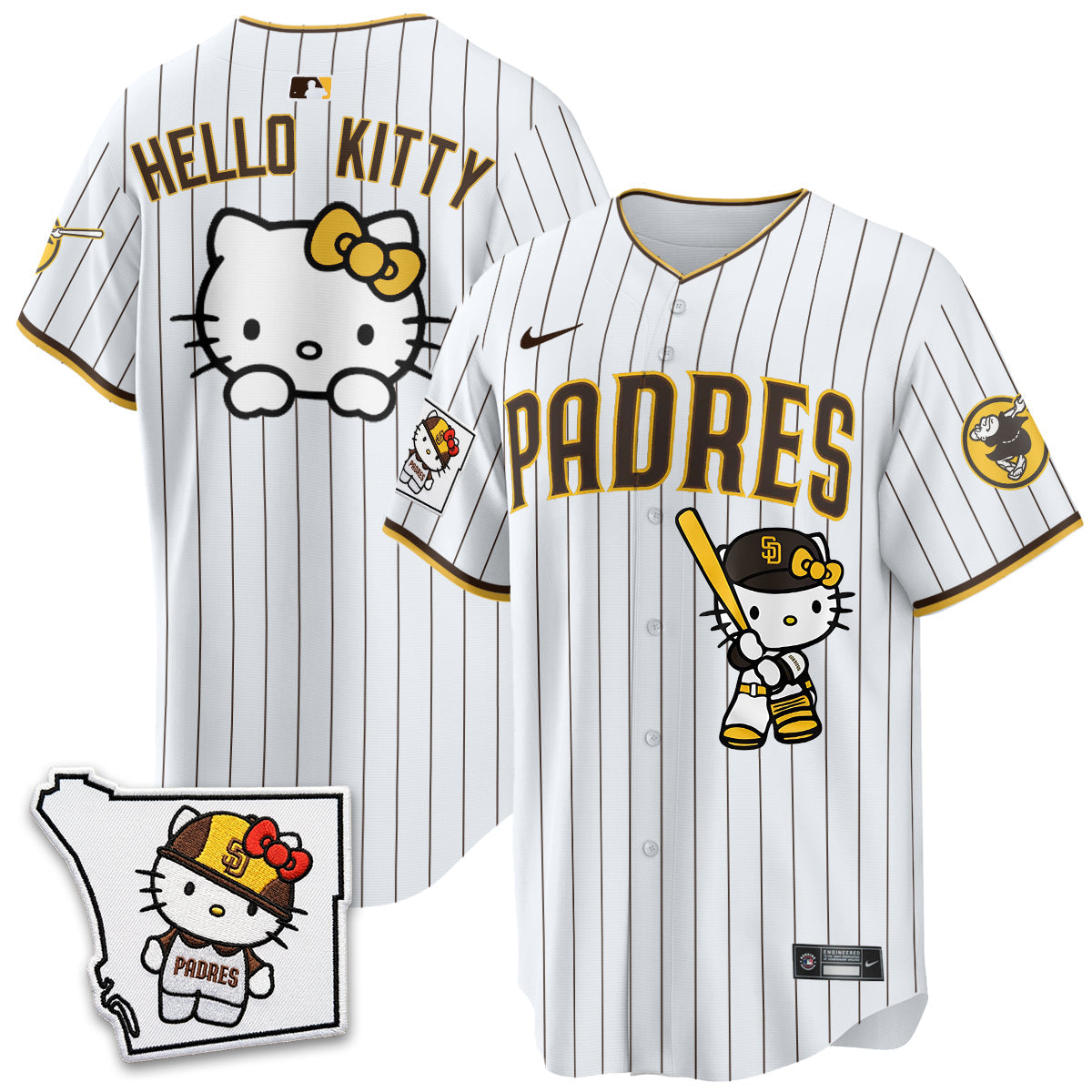 San Diego Padres x Meow KT Vapor Limited Jersey - Stitched V2
