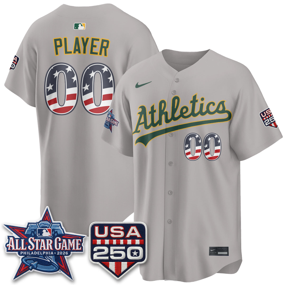 Athletics 2026 All Star Edition Vapor Custom Jersey - Stitched