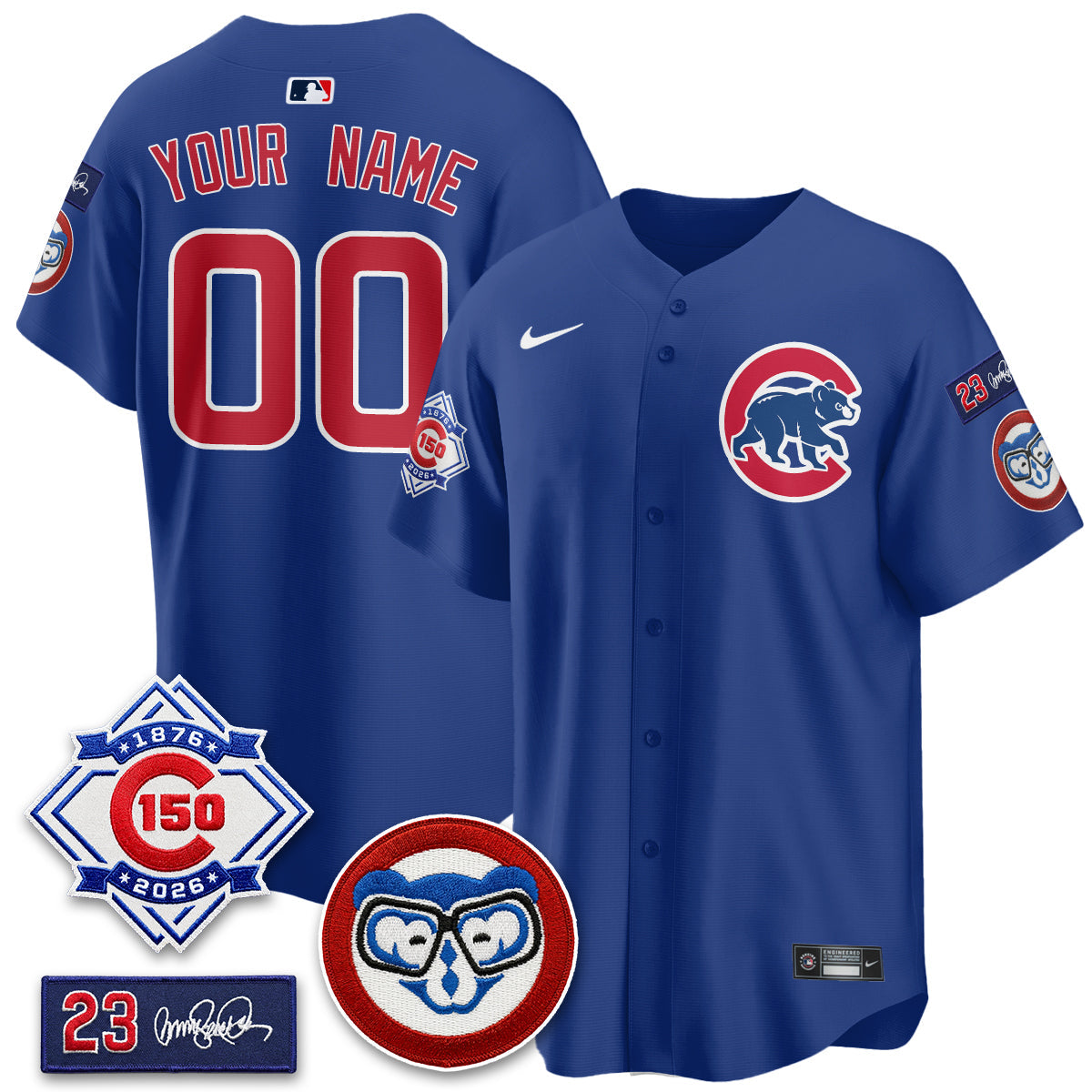 Chicago Cubs 150th Anniversary Holy Cow Vapor Premier Limited Custom Jersey - Stitched