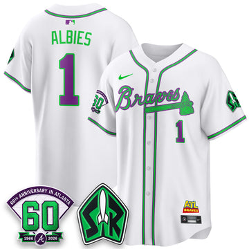 Atlanta Braves 60th Anniversary Space Ranger Edition Vapor Limited Jersey - Stitched