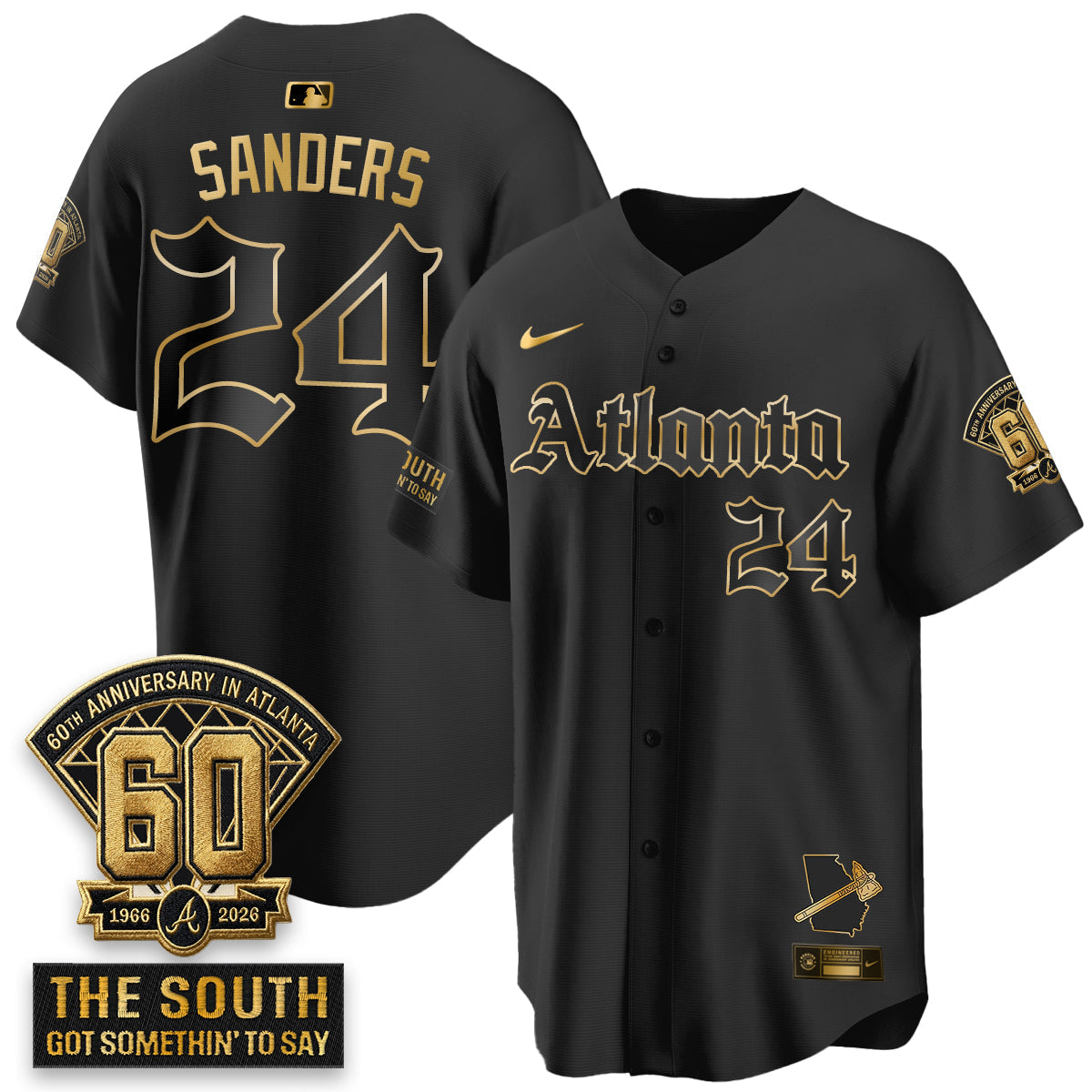 Atlanta Braves 2026 Gothic Edition Vapor Limited Jersey - Stitched V2