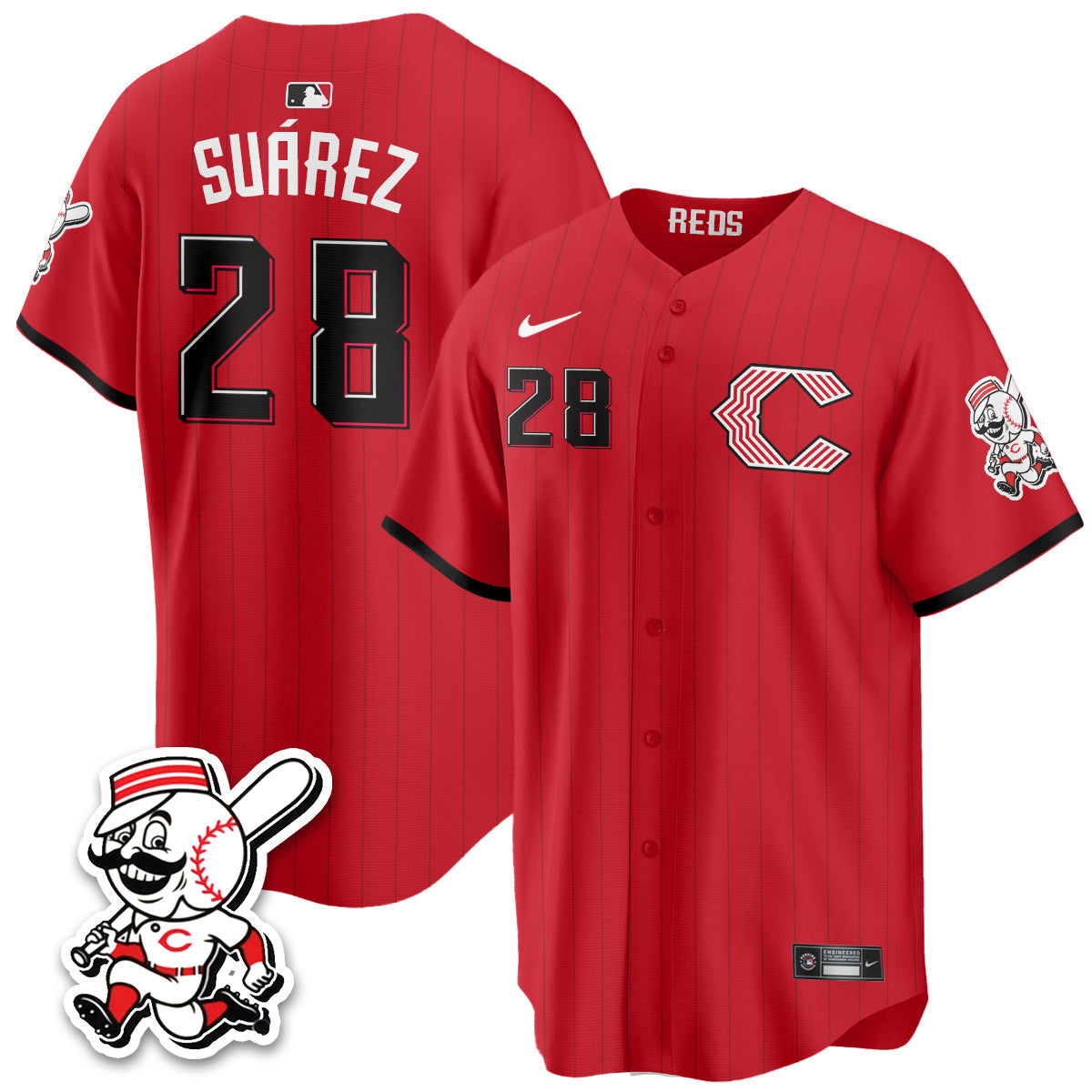 Cincinnati Reds 2026 City Connect Limited Vapor Jersey - Stitched