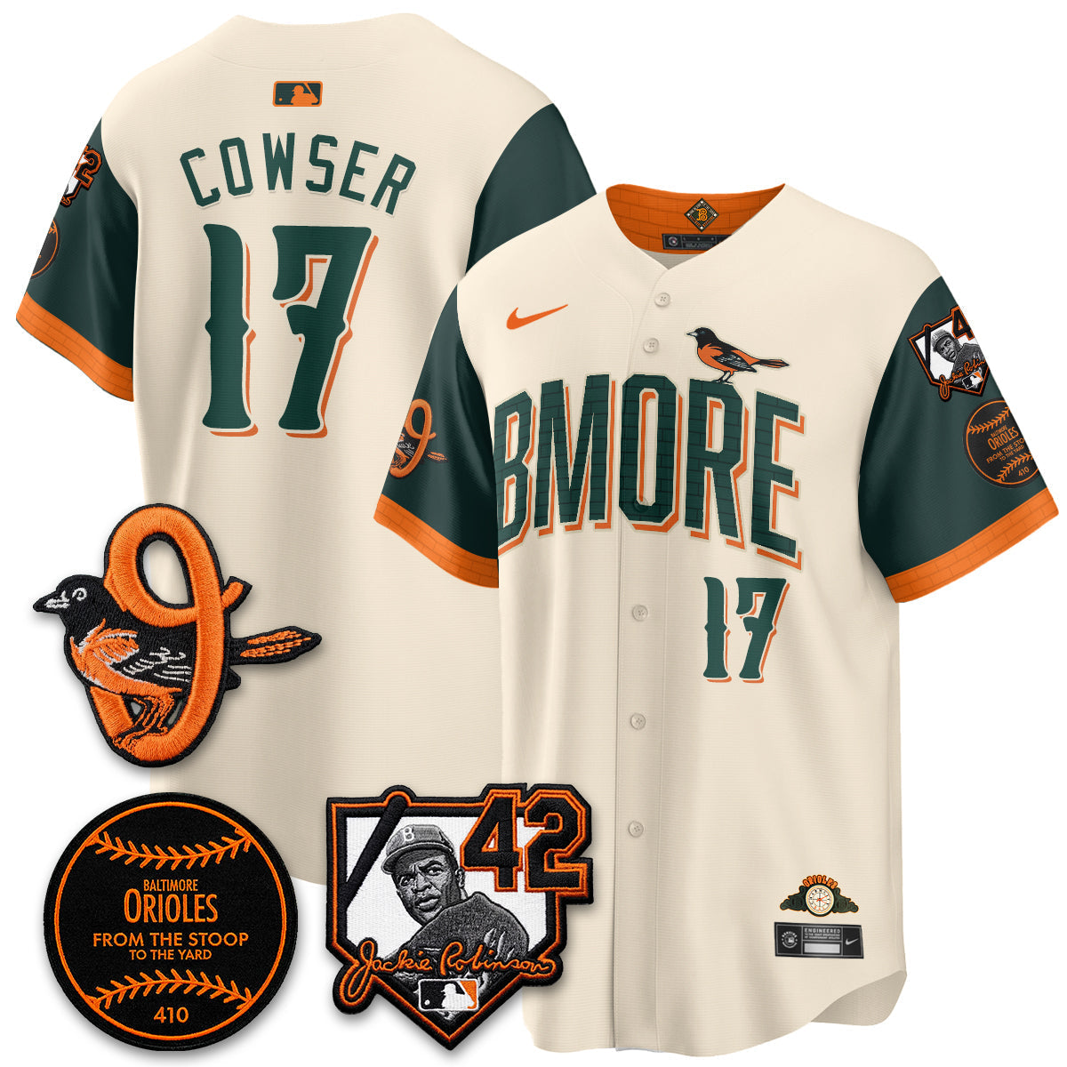 Baltimore Orioles 2026 Jackie Robinson Day Vapor Limited Jersey - Stitched-Cuztomshoes