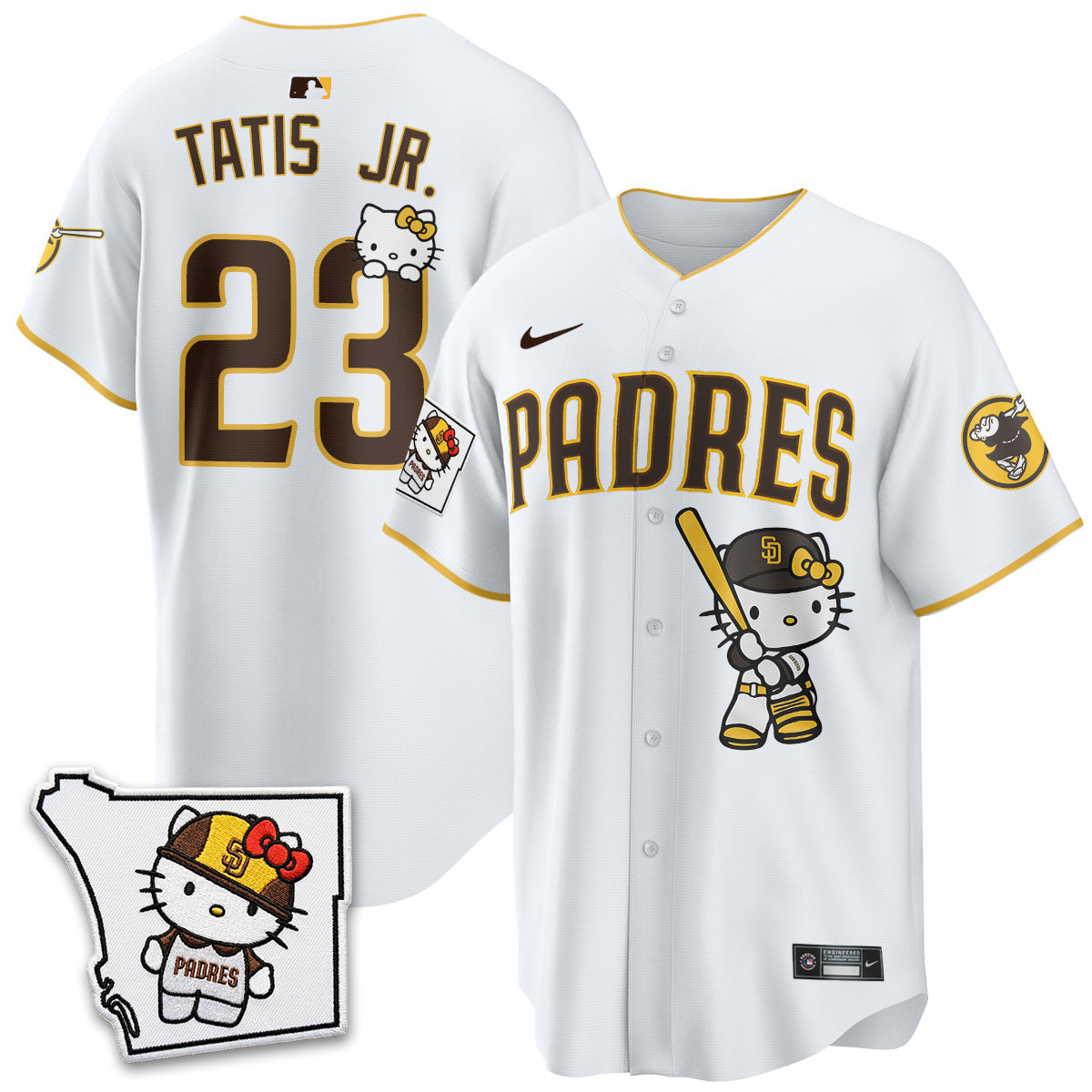 San Diego Padres x Meow KT Vapor Limited Jersey - Stitched V2