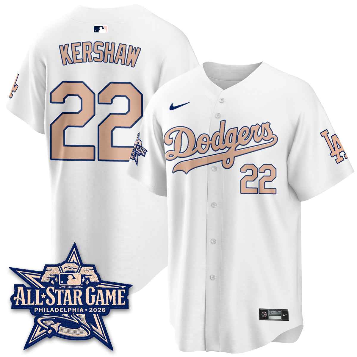 Los Angeles Dodgers All Star Game 2026 Vapor Jersey - Stitched-Cuztomshoes