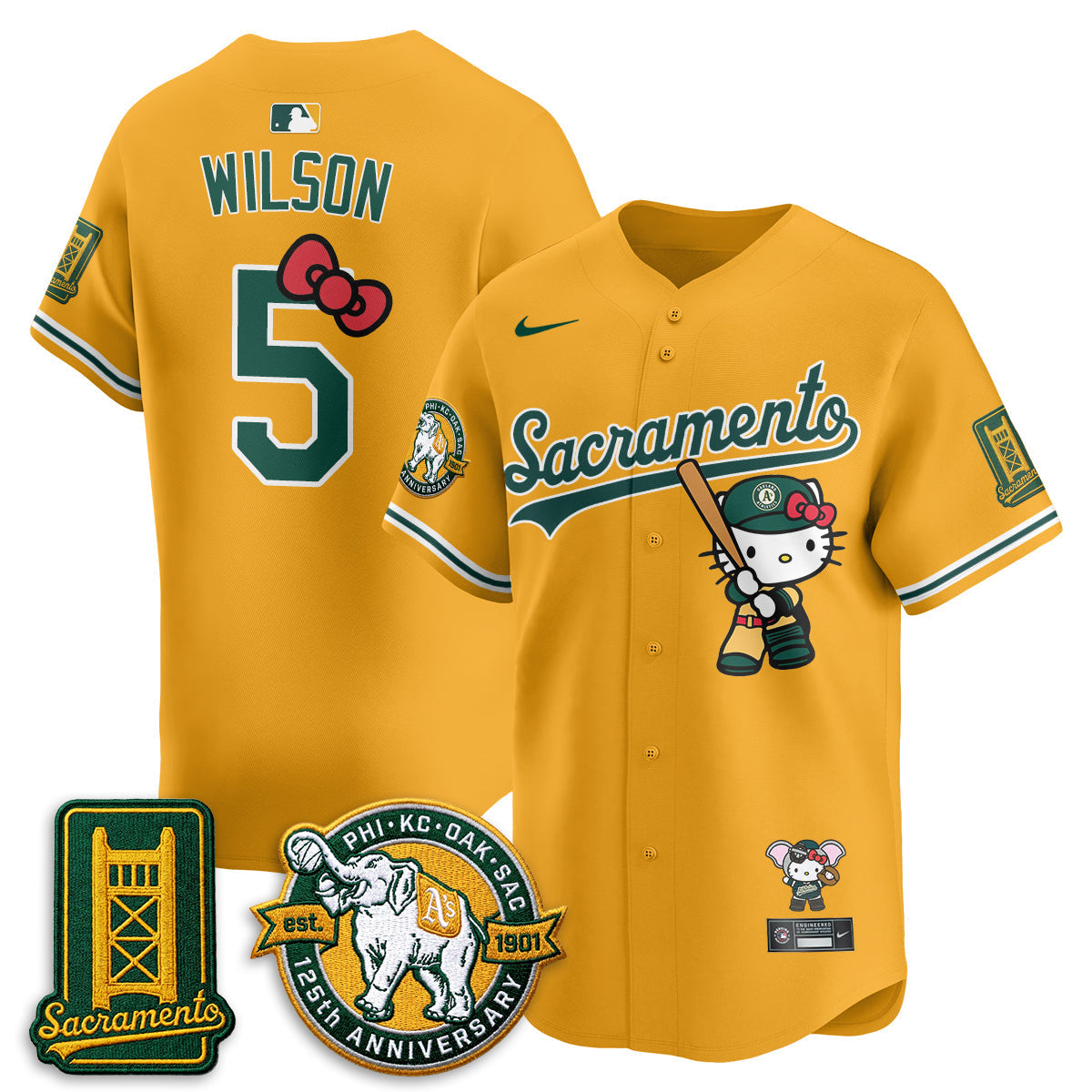 Athletics x Meow KT 2026 Vapor Limited Jersey - Stitched