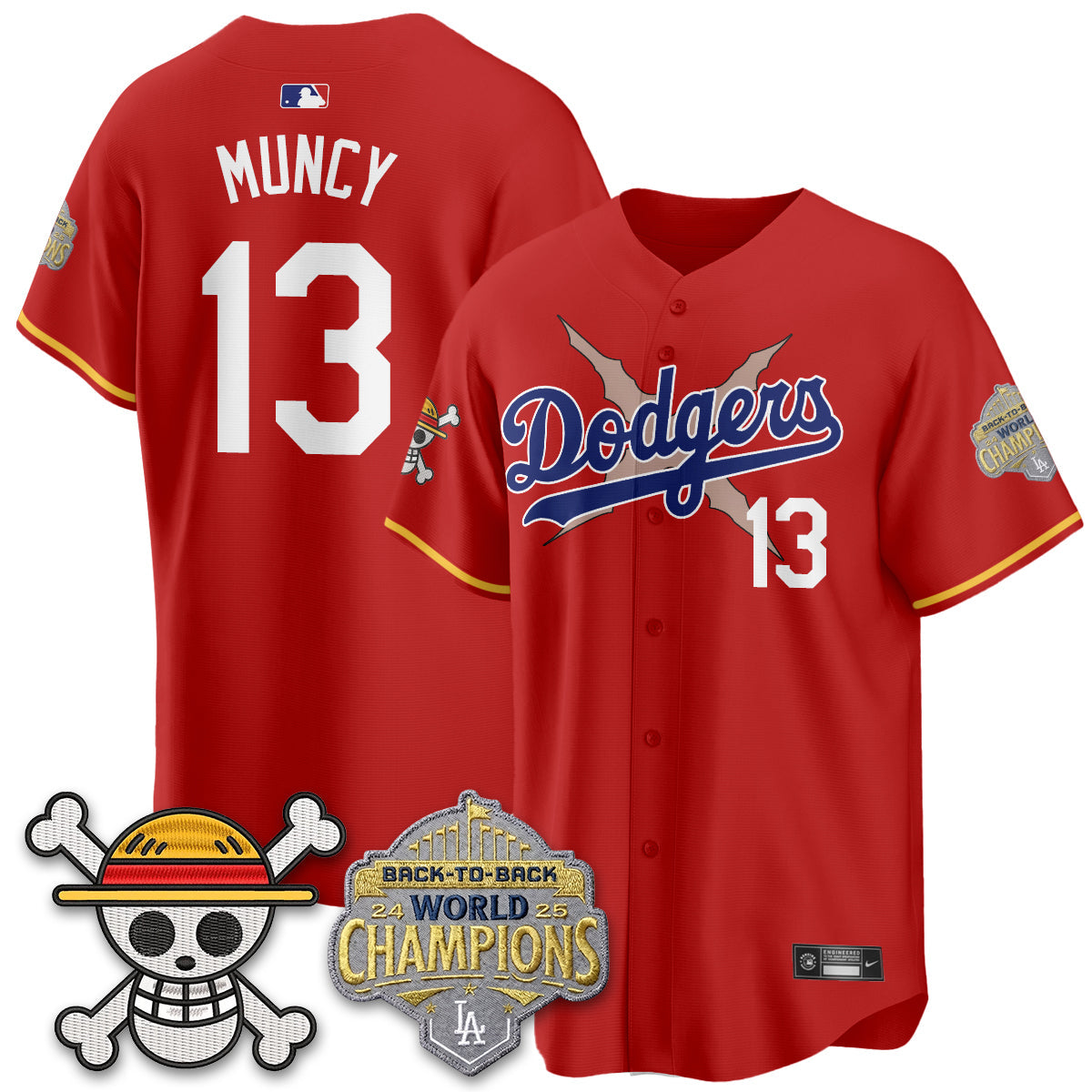 Los Angeles Dodgers x OP Vapor Jersey -Stitched V2-Cuztomshoes