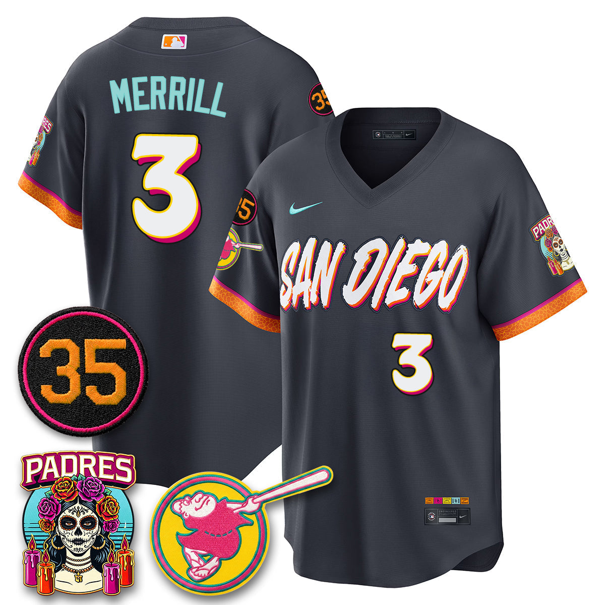 San Diego Padres 2026 City Connect Vapor Limited Jersey - Stitched V3